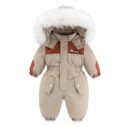 -30 Degree Waterproof Hooded Overall Baby/Kids Ski Suits childrensterritory