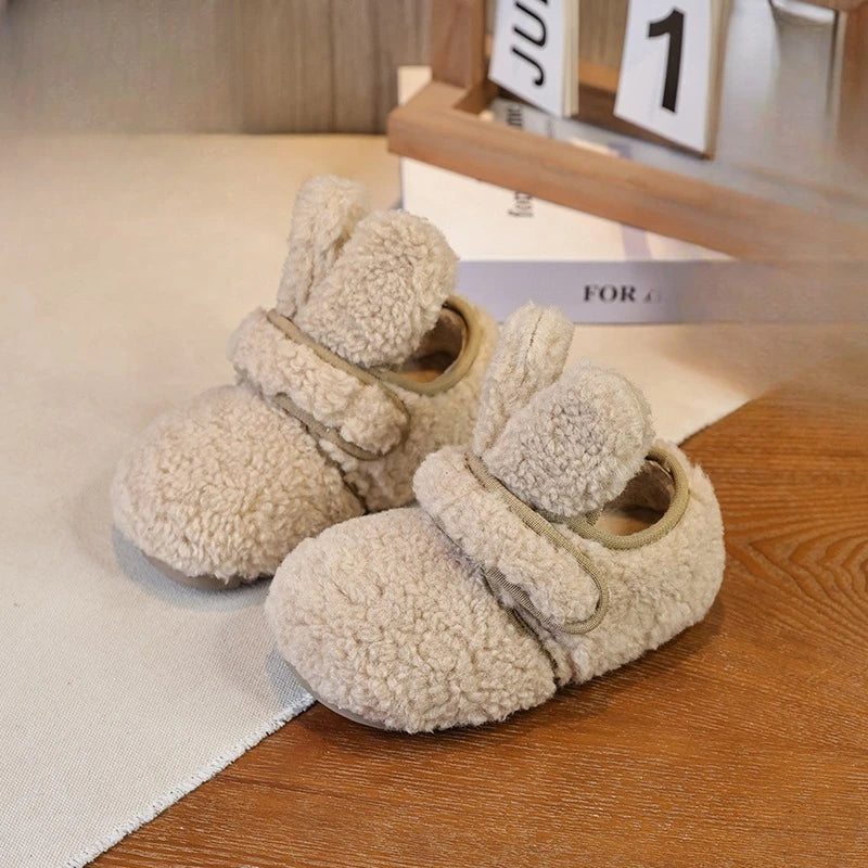 Kids' Solid Colour Soft Warm Casual Shoes
