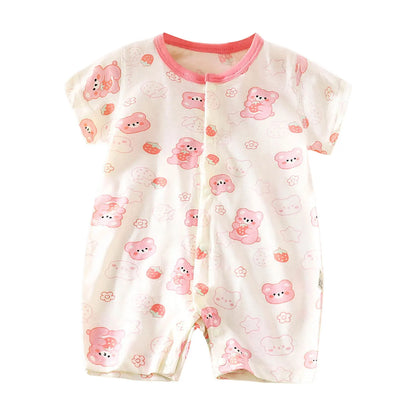 Baby Boys Breathable Stylish Cartoon Romper Sets