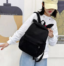 Personalized Solid Color Rabbit School Student Backpacks childrensterritory