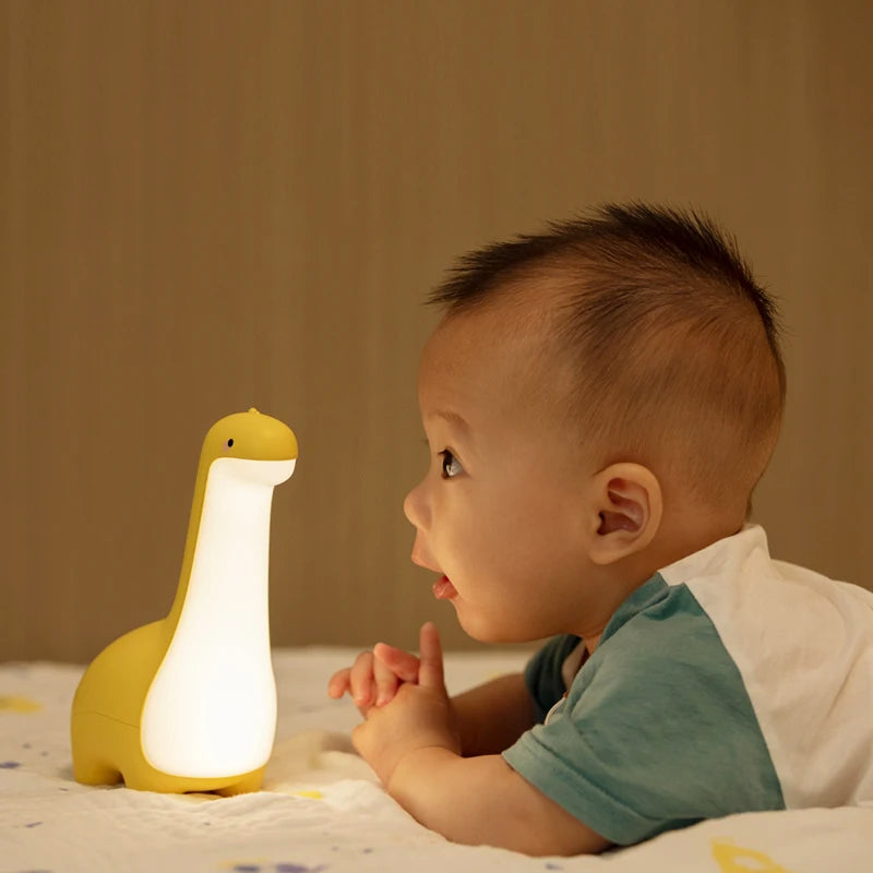 Chargeable Dinosaur Design Bedside Timing Lamp childrensterritory