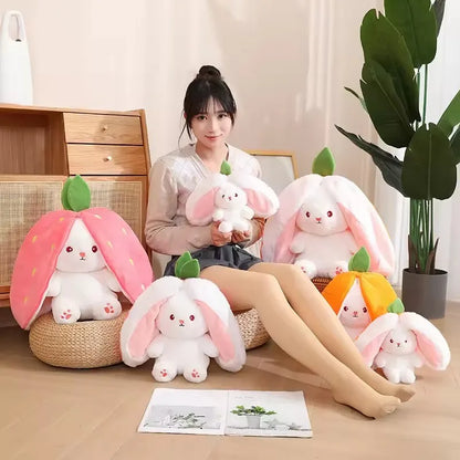 18cm Cute Strawberry Rabbit Stuffed Toys