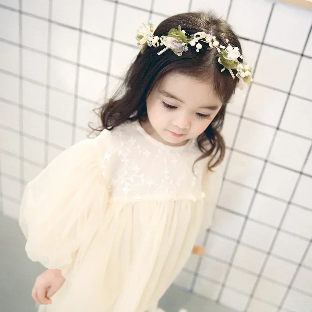 Baby Girls Designer Sweet Princess Dress For Spring childrensterritory