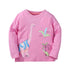 Little Girls Long Sleeves Cartoon Design Autumn Tops childrensterritory