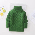 Kids Boy Girl Thick Knitted Turtleneck Sweaters childrensterritory