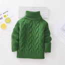Kids Boy Girl Thick Knitted Turtleneck Sweaters childrensterritory