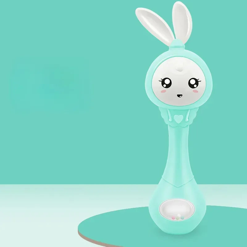 Baby Musical Rattle Hammer Toy with LED Lights