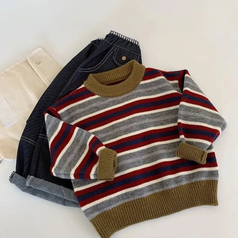 Kids’ Long-Sleeve Stylish &amp; Warm Sweater childrensterritory