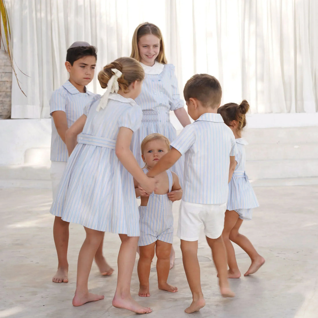 Baby/Kids Summer Striped Design Family Matching Clothing childrensterritory