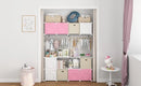 Hanging Clothes Closet for Kids' Bedroom with Doors childrensterritory