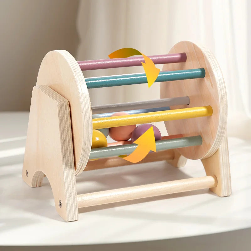 Educational Desktop Rolling Drum Toy for Baby