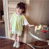 Kids Girls Patchwork Tops & Shorts Casual Clothing Set childrensterritory