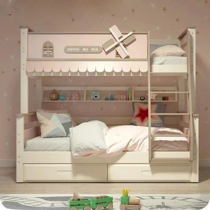 Luxury Kids Bunkbed with Ample Storage Space childrensterritory