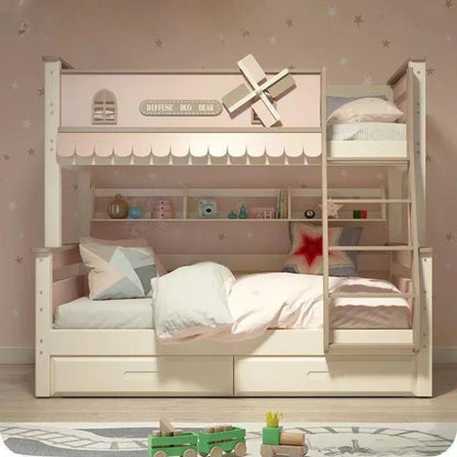 Luxury Kids Bunkbed with Ample Storage Space childrensterritory