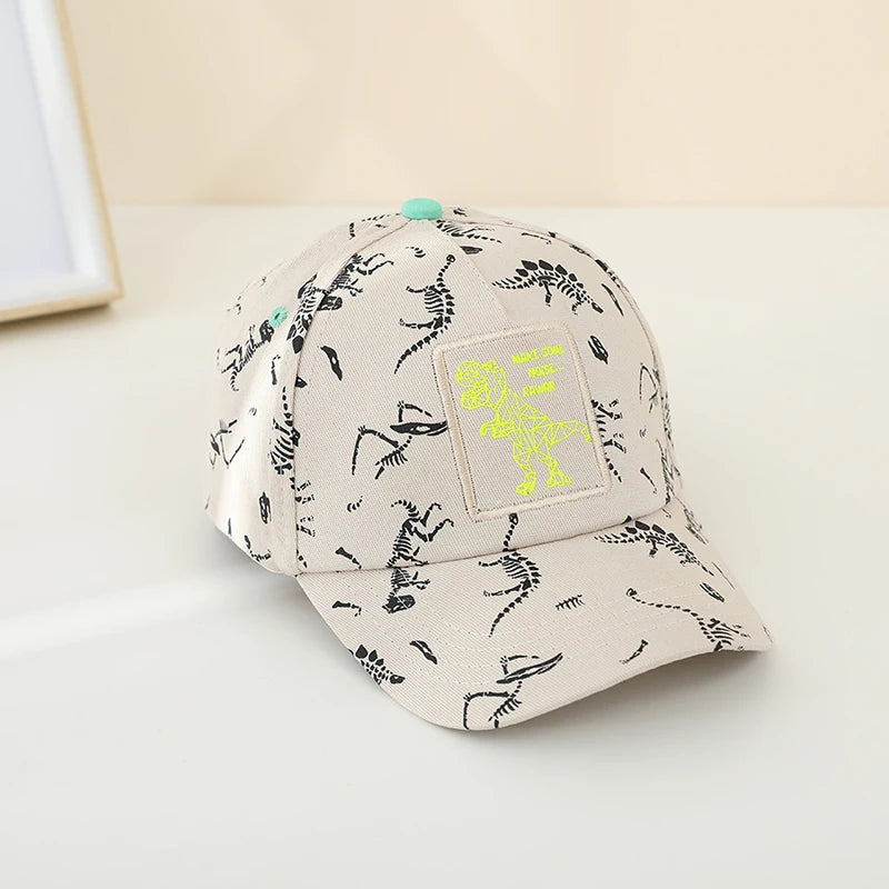 Kids Animal Dinosaur Printed Baseball Cap for Girls and Boys childrensterritory