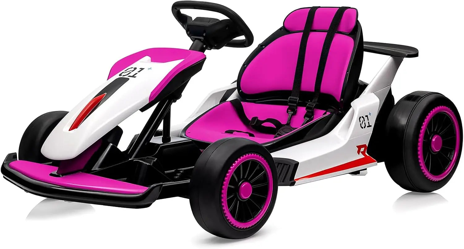 24V Electric Go Kart for Kids with Two 150W Motors 7Ah Battery