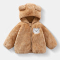 Kids' Bear Design Long Sleeves Warm Jacket