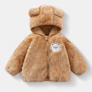 Kids' Bear Design Long Sleeves Warm Jacket