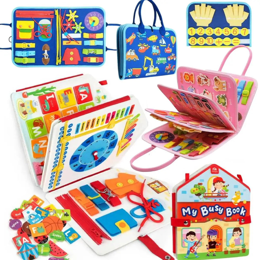 Busy Board for Fine Motor Skills | Montessori Toys for Toddler childrensterritory