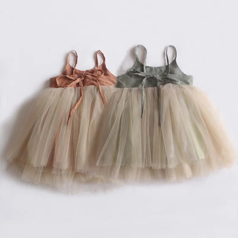 Baby Girl Backless Tutu Birthday Dress For Summer childrensterritory