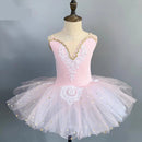Rainbow Color Sequined Ballet Performance Tutu Skirts for Girls childrensterritory