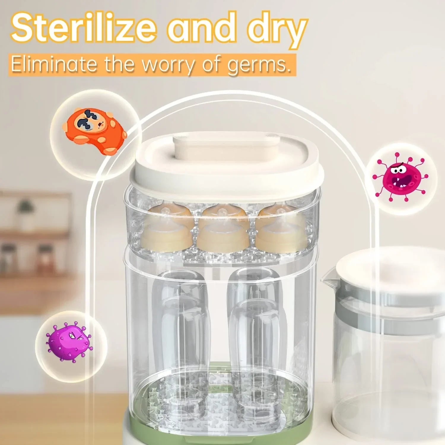 Large Capacity Baby Milk Bottle Warmer &amp; Sterilizer childrensterritory