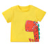 Kids Boys Stereoscopic Dinosaur Print Summer T-shirts childrensterritory