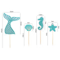 Mermaid Themed Cupcakes Toppers for Kids Party childrensterritory