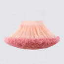 Little Girls Solid Colors Fluffy Chiffon Tutu Skirts childrensterritory