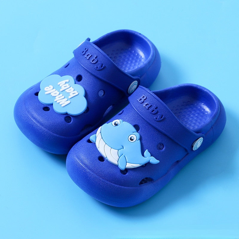 Breathable, Cute Cartoon Slip-On Mules for Little Boys and Girls childrensterritory
