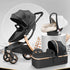 Superior 3-in-1 Baby Stroller featuring a Car Seat and Bassinet childrensterritory