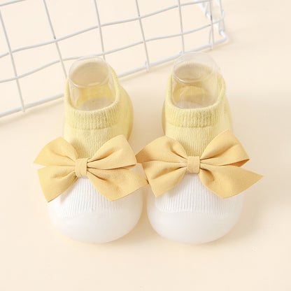 Baby Cartoon Print Soft Rubber Sole Booties childrensterritory