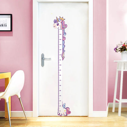 Kids Cute Cartoon Design Height Measuring Wall Ruler childrensterritory