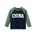 Rugby Letter Print Kids Boys Bottoming Cotton T-shirts childrensterritory