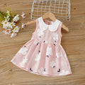 Kids Girls Floral Sleeveless Princess Outfit/Dress