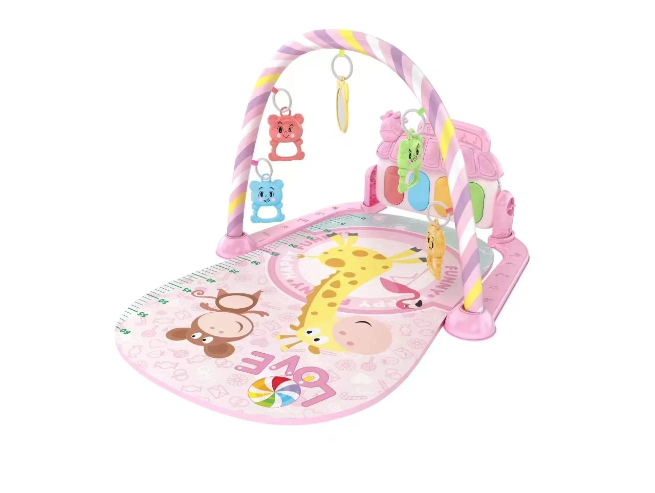 Baby Cartoon Design Musical Piano Crawling Pad childrensterritory