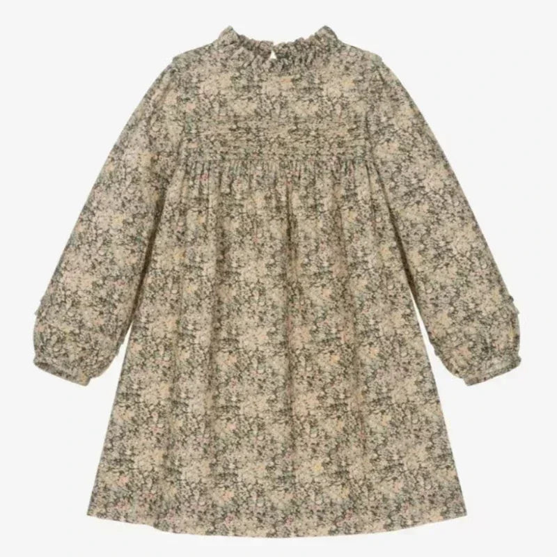 Floral Printed Little Girls&
