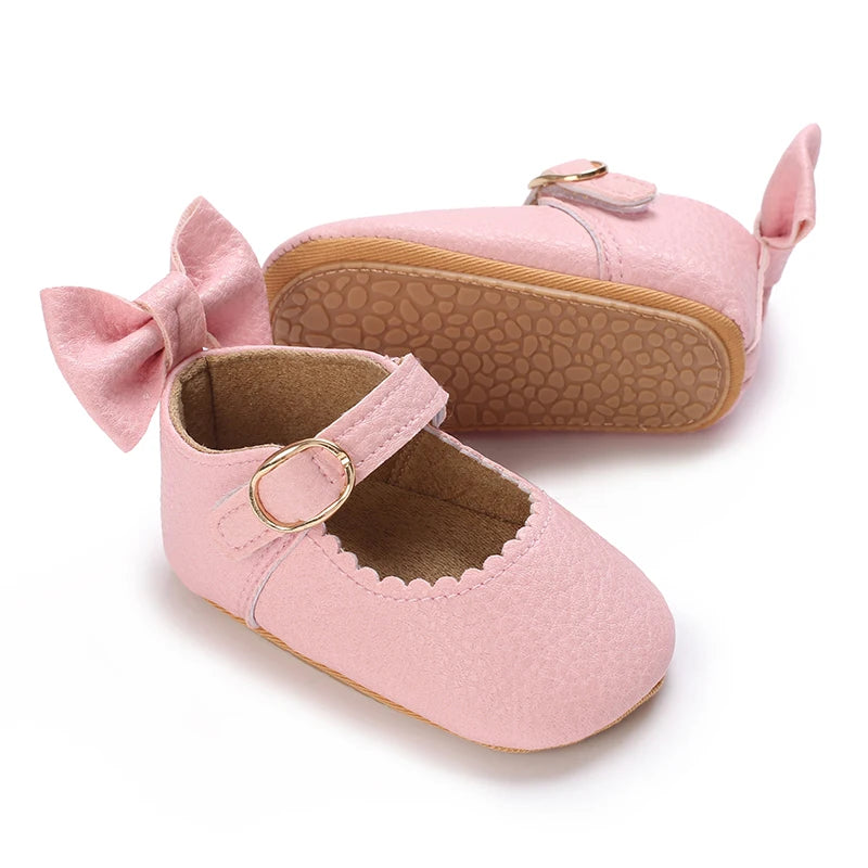 Cute Lace Design Baby Girl Non Slip Princess Crib Shoes