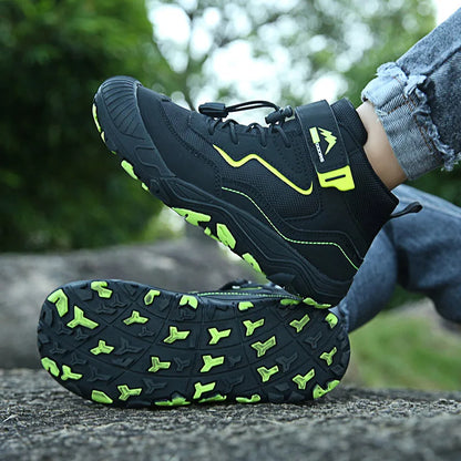 Kids New Designer Velcro High Top Climbing Shoes