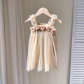 Little Girls 3D Flower Design Tutu Princess Dresses for Summer childrensterritory