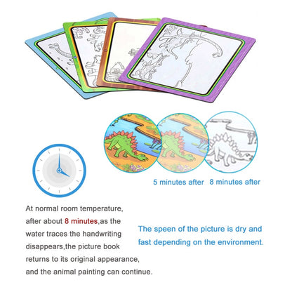 Reusable Magical Water Drawing Book with Pen Kids Toys childrensterritory