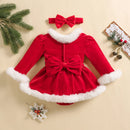 Baby Girls Collar Design Christmas Party Outfit childrensterritory