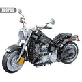 City Motorcycle Building Blocks Toy Set For Kids