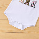 Baby Girls 3 Piece Rabbit Print Easter Clothes Set childrensterritory