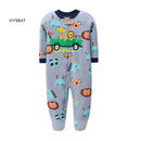 Newborn One-Piece Cotton Rompers with Zipper for All Seasons childrensterritory