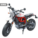 City Motorcycle Building Blocks Toy Set For Kids