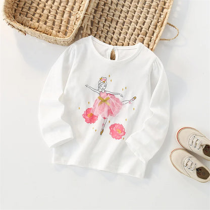 Long-Sleeved Printed Autumn Girls&