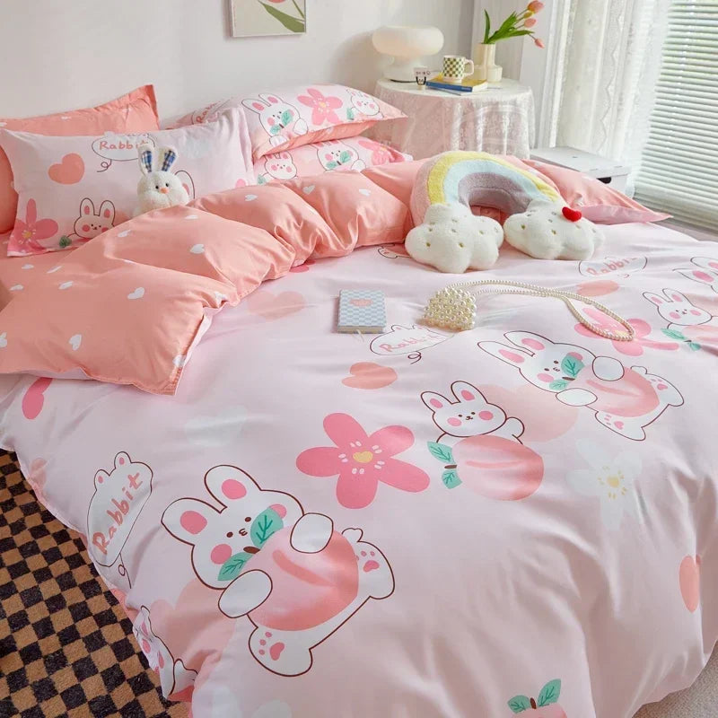 Kids Room Soft Cartoon Design Bedding Set childrensterritory