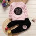 Baby Girls Cute Cartoon Print Sweatshirts + Pants Tracksuit Sets childrensterritory
