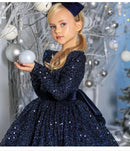 Kids Girls Fluffy Sequins Princess Wedding/Party Dress childrensterritory